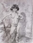 Jules Pascin Naked maiden Keludina oil painting artist